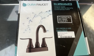 DF-PB155LH-MB BAR FAUCET ARC SPOUT MATTE BLACK