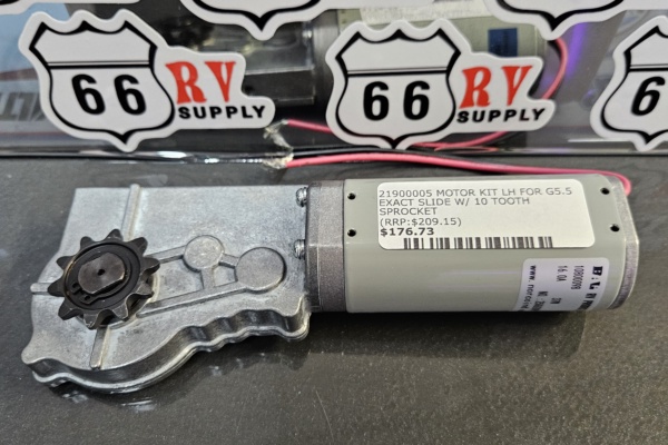 21900005 MOTOR KIT LH FOR G5.5 EXACT SLIDE W/ 10 TOOTH SPROCKET