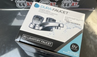 DF-PL700S-SN LAVATORY FAUCET W/SMOKED KNOBS - SATIN NICKEL