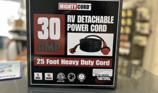 A10-3025ED DETACHABLE POWER CORD 30 AMP 25 FT