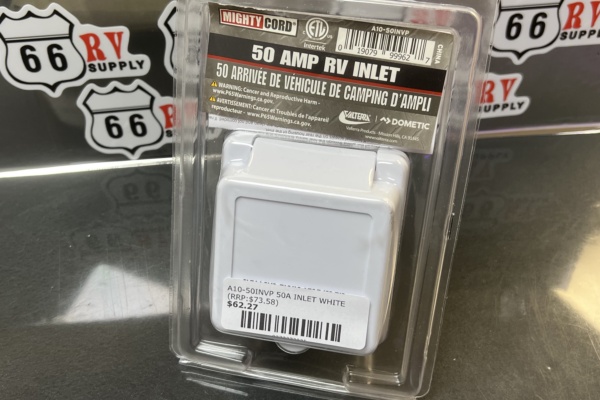 A10-50INVP 50A INLET WHITE