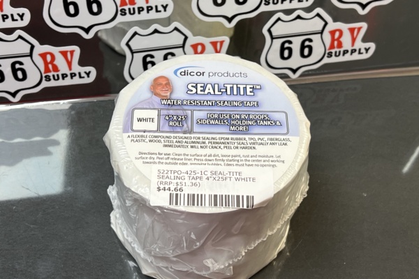 522TPO-425-1C SEAL-TITE SEALING TAPE 4"X25FT WHITE