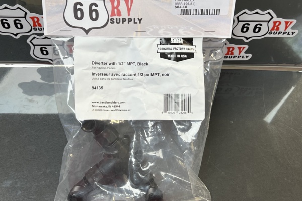 94135 DIVERTER 1/2 THREADED FOR PANELS