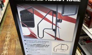 AM-533 EXTENDED HAND RAIL BLACK