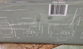 780-0092 VOYAGER TOILET WITH PLASTIC BOWL