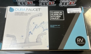 DF-PK210C-WT KITCHEN FAUCET 8" CLASSICAL HI RISE WHITE