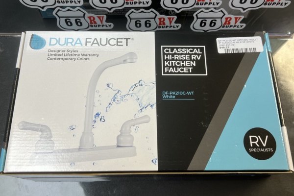 DF-PK210C-WT KITCHEN FAUCET 8" CLASSICAL HI RISE WHITE