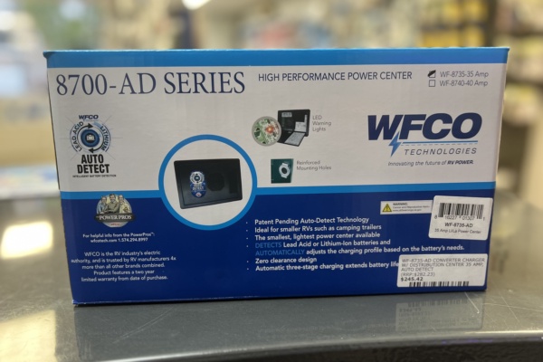 WF-8735-AD CONVERTER CHARGER W/ DISTRIBUTION CENTER 35 AMP, AUTO DETECT
