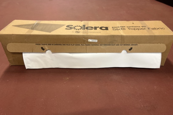 432252-1 CUT TO LENGTH REPLACEMENT FABRIC FOR SLIDEOUT AWNING - UP TO 200" WHT