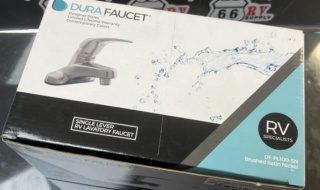 DF-PL100-SN SINGLE LEVER RV LAVATORY FAUCET - SATIN NICKEL