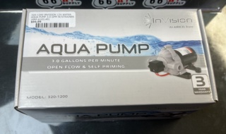 320-1200 INVISION 12V WATER AQUA PUMP 3.0 GPM W/STRAINER