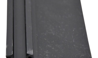 018-341 EK SEAL BASE WITH 2" WIPER BLACK 1/2" X 2 3/4" X 35 FT