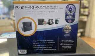 WF-8955-AD CONVERTER 55 AMP W/ POWER DISTRIBUTION CENTER AUTO DETECT