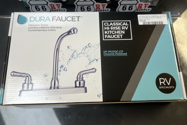 DF-PK210C-CP CLASSICAL HI-RISE RV KITCHEN FAUCET CHROME