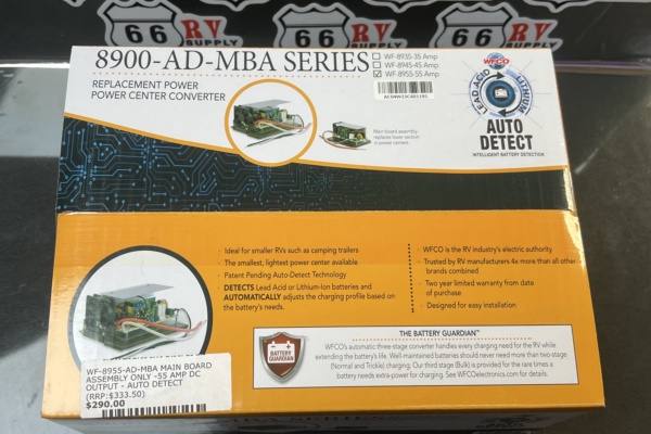 WF-8955-AD-MBA MAIN BOARD ASSEMBLY ONLY -55 AMP DC OUTPUT - AUTO DETECT